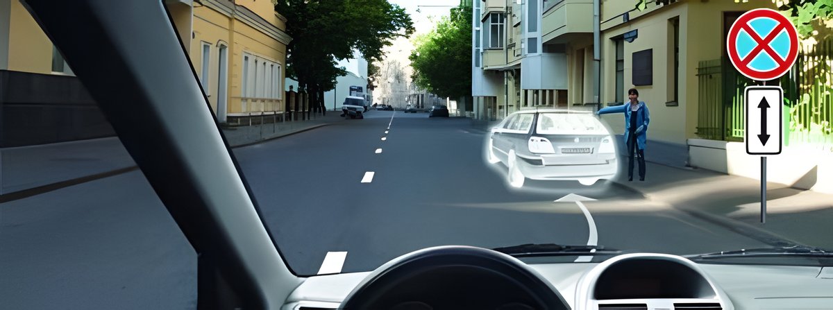 Illustration for the question: In this situation, stopping to pick up a passenger is: