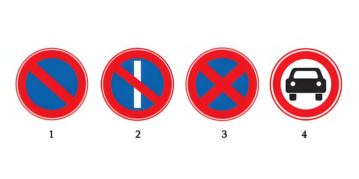 Illustration for the question: Which traffic signs do not apply to public transit vehicles?