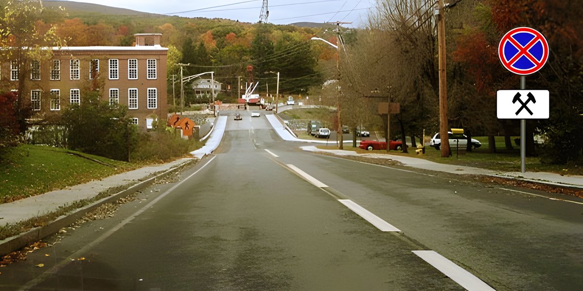 Illustration for the question: What do the following traffic signs indicate?