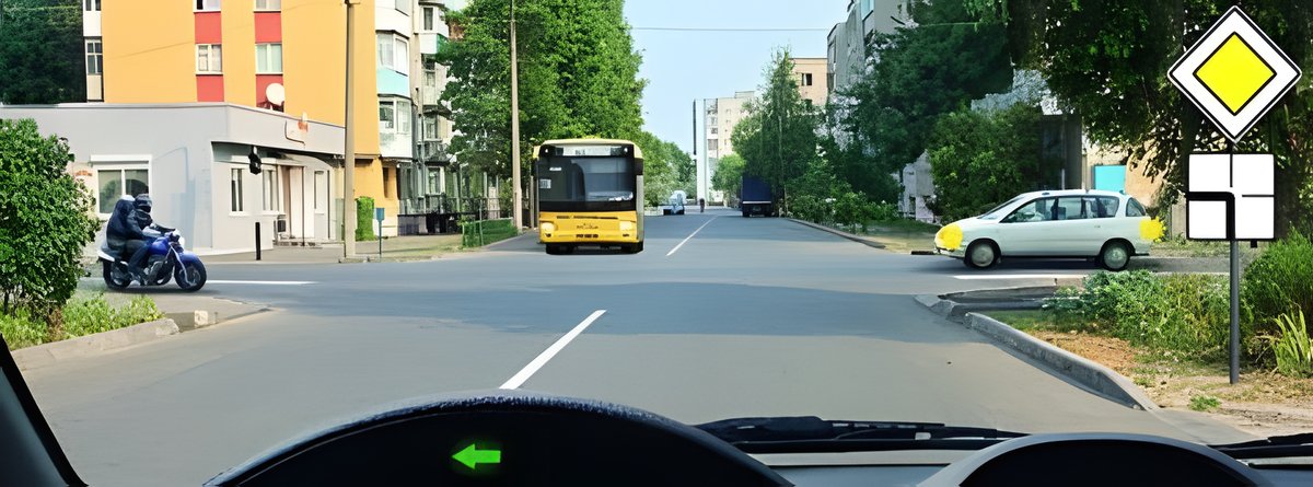 Հարցի պատկերը՝ Ձախ շրջվելիս պարտավոր ենք զիջել ճանապարհը