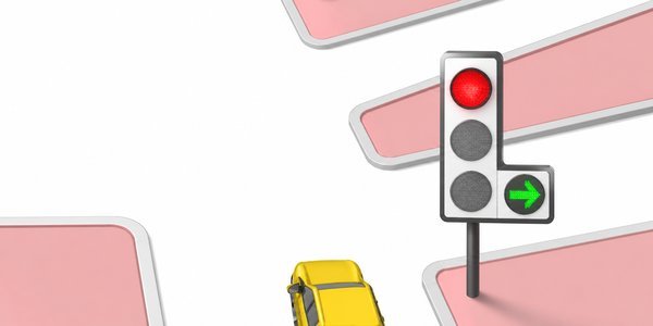 Illustration for the question: In which direction is traffic permitted?