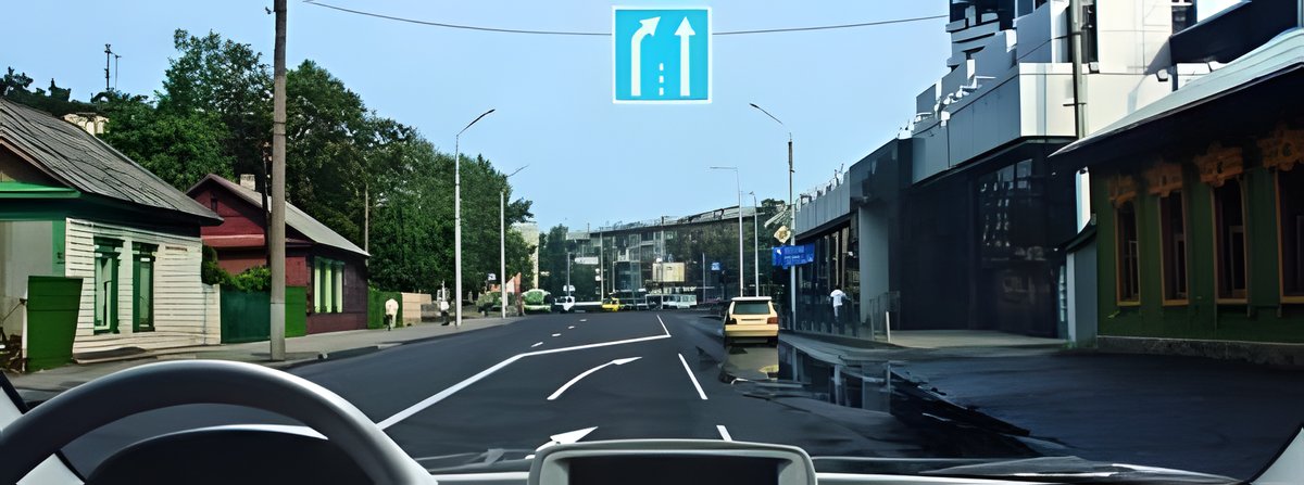 Illustration for the question: In the indicated situation, must you give a turn signal?
